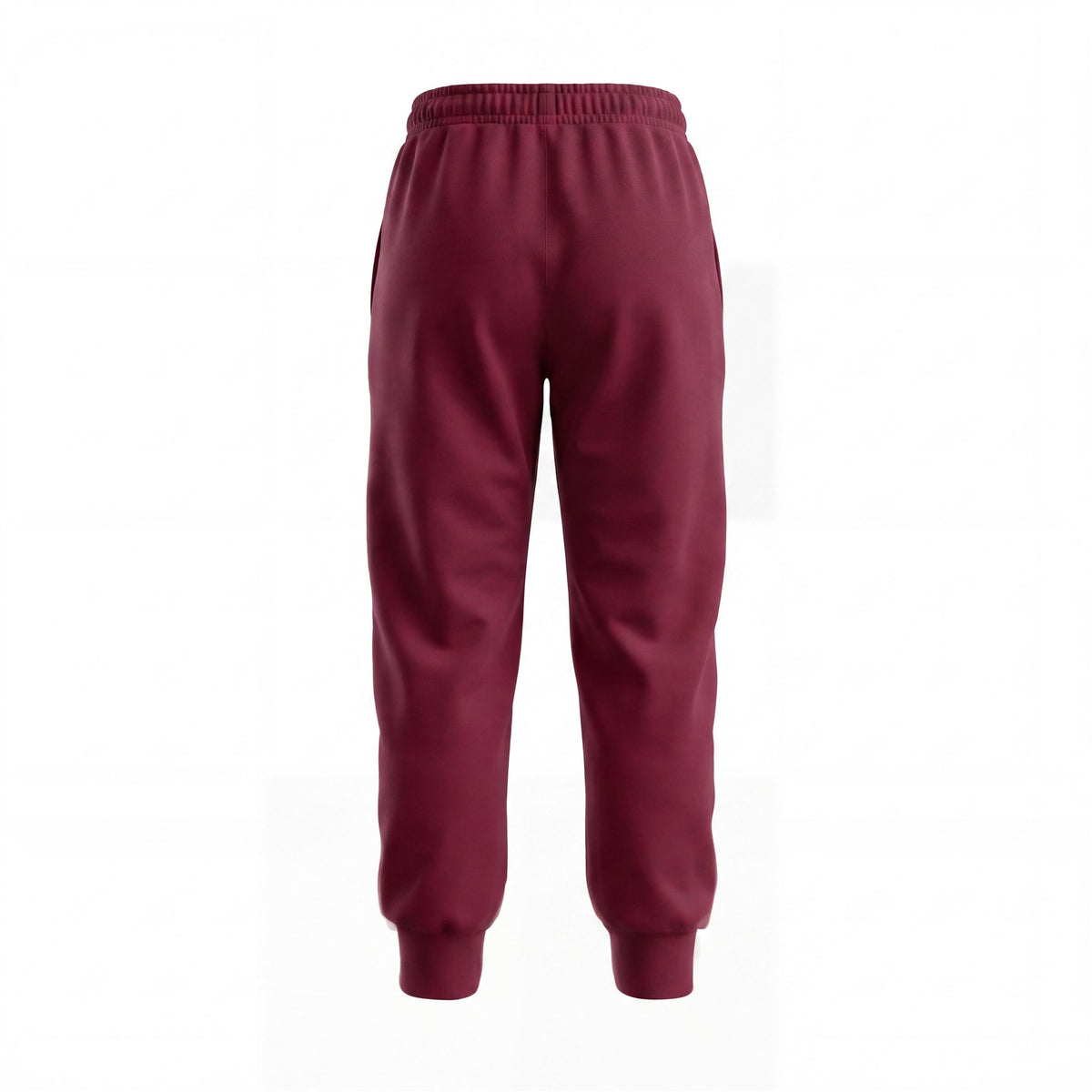 Hopper burgundy kids joggers, back
