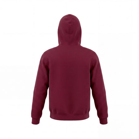Hopper burgundy kids hoodie, back