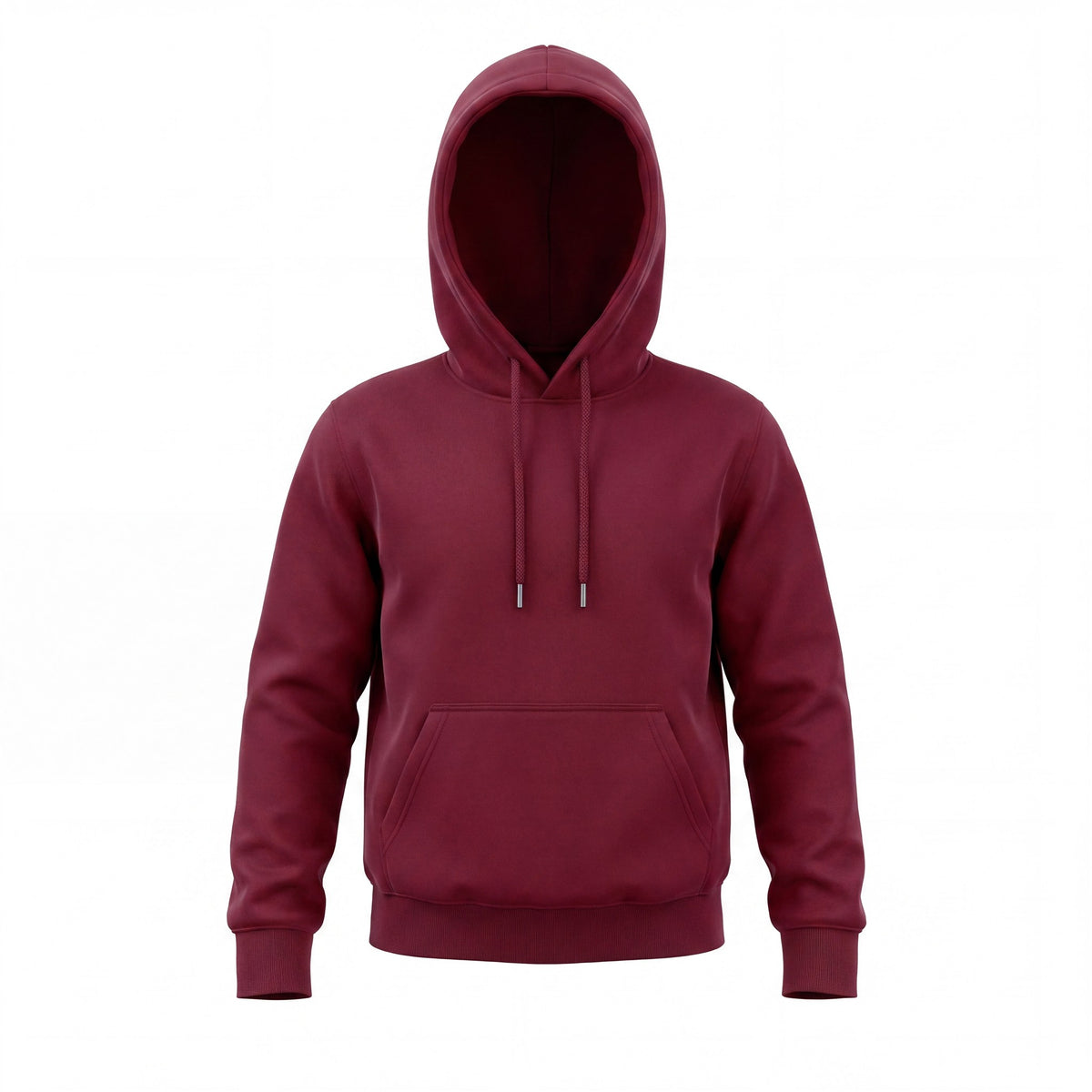 Hopper burgundy kids hoodie, front