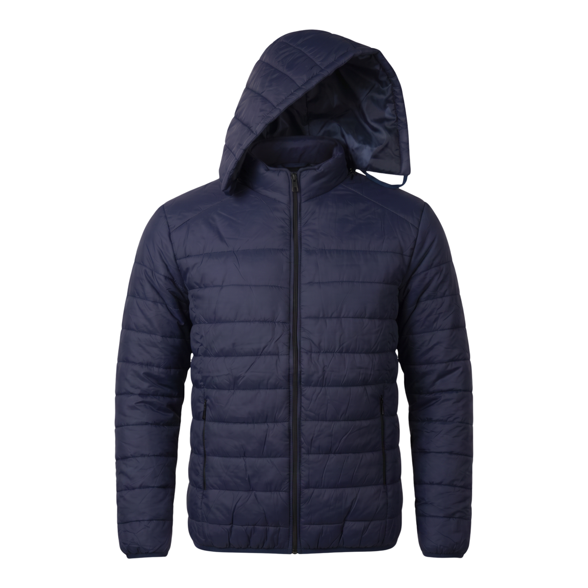 Hooded Puffer Jacket, wholesale jacket for corporate branding