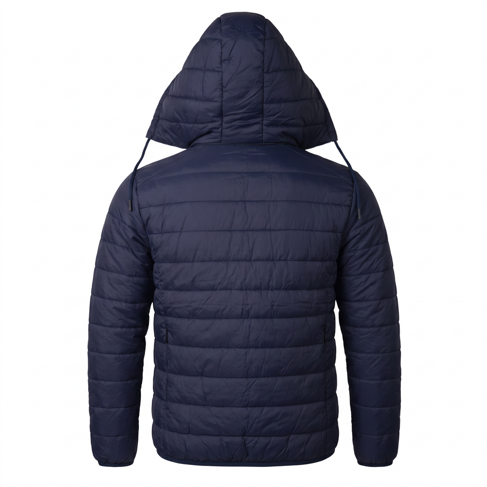Hooded Puffer Jacket, wholesale jacket for corporate branding
