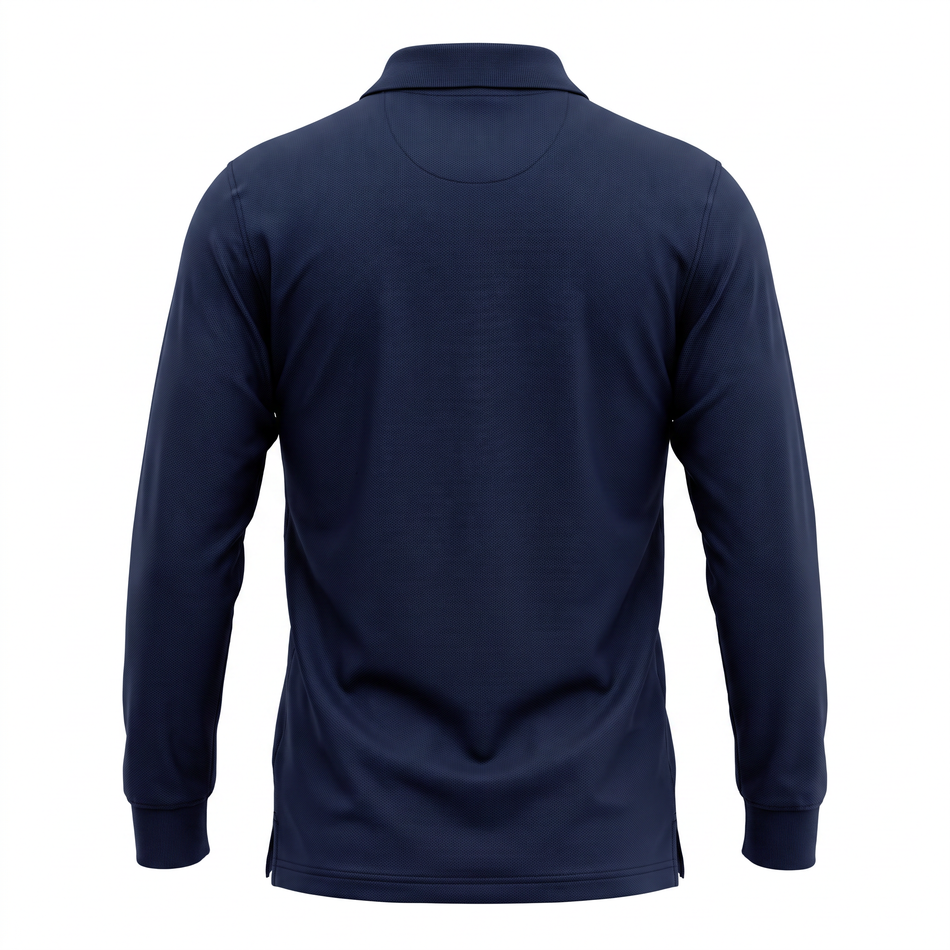 Long Sleeve Golf Shirt, blank golf shirt for corporate embroidery and printing